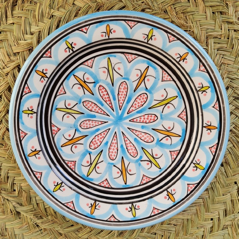 platos de marruecos pintados