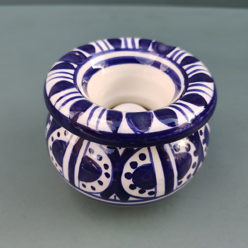 Cenicero de cerámica marroquí grande Zahara - Imagen 2