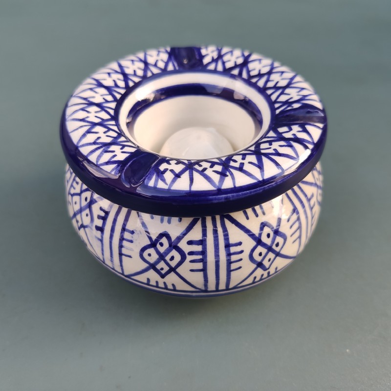 Cenicero de cerámica marroquí grande Hayati - Imagen 2