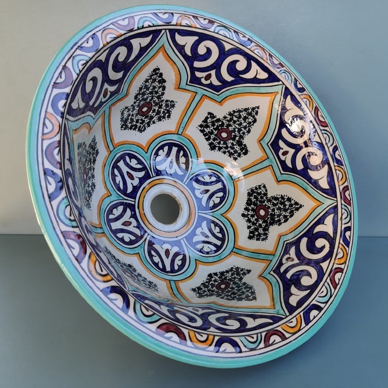 Lavabo de cerámica marroquí online