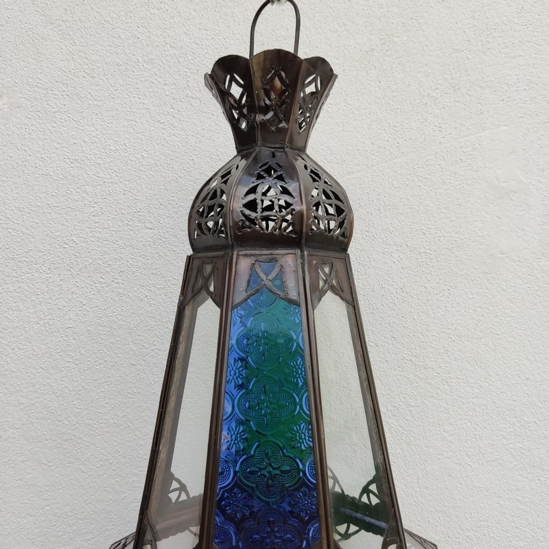 Lámpara marroquí de cristal Mulay - Imagen 3