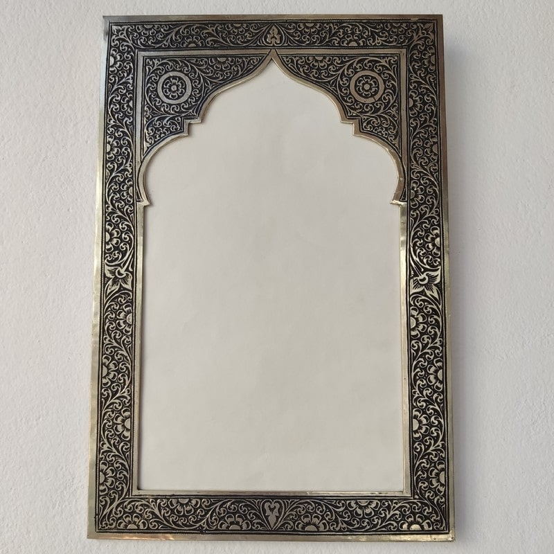Espejo marroquí plata