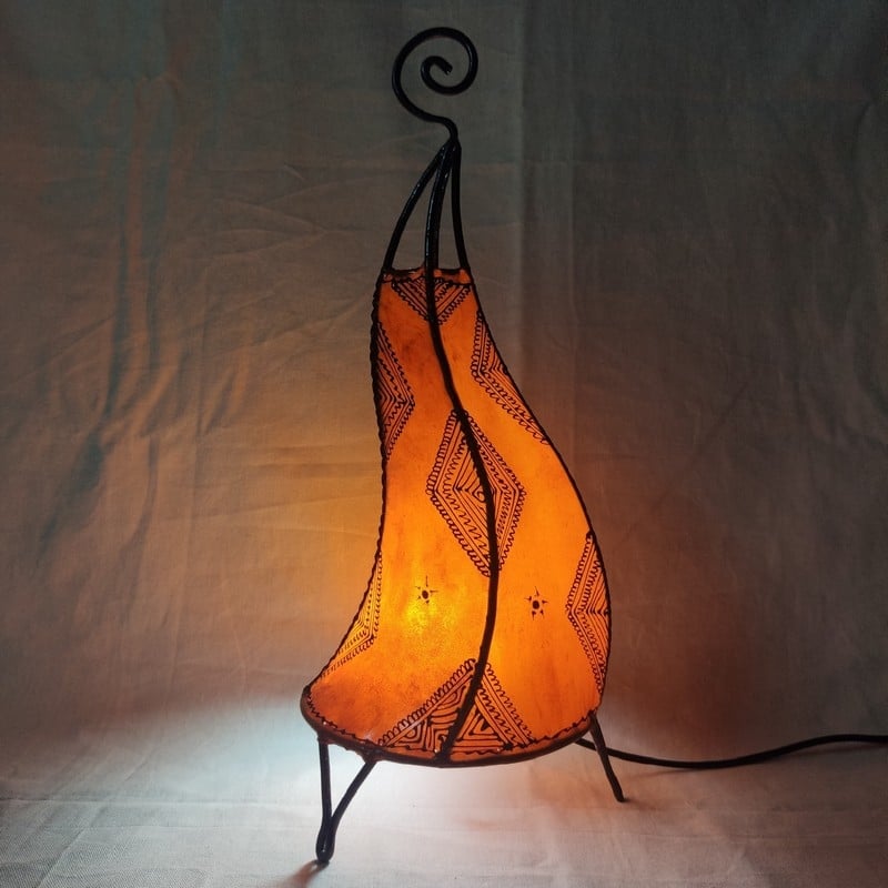 lámpara de mesa árabe