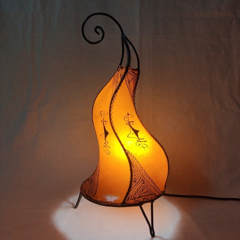 lámpara árabe de pie