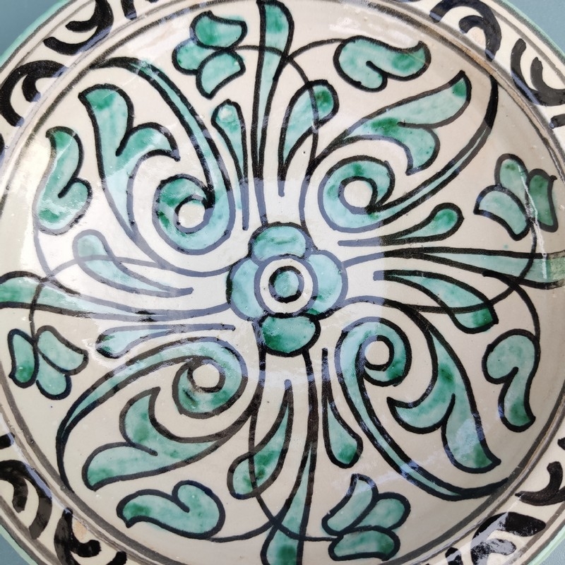 ceramica árabe pintada