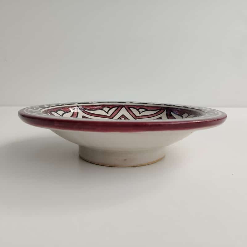 Plato de cerámica marroquí 19cm Majorel
