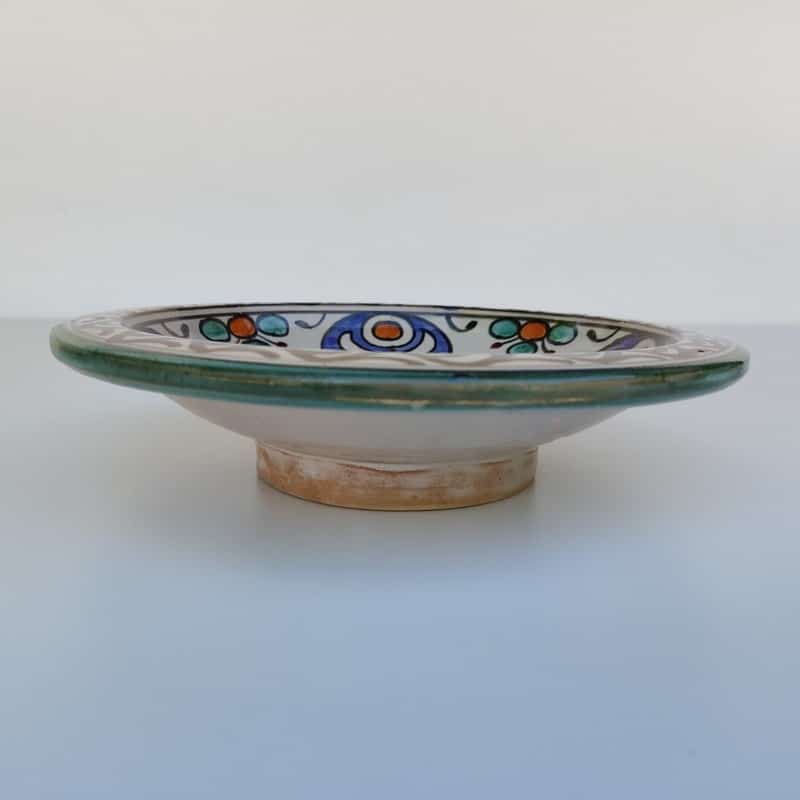 plato de cerámica árabe para decorar