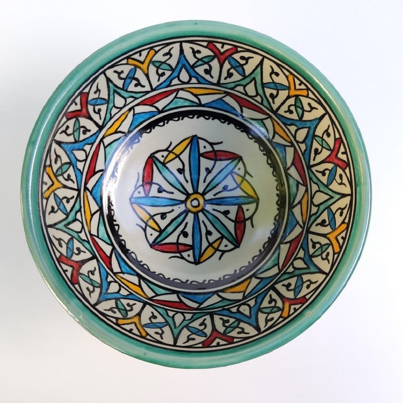 cerámica pintada decorativa