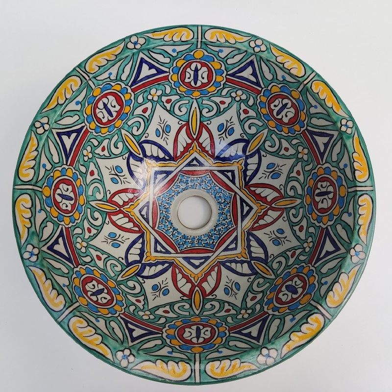 lavabo de cerámica árabe