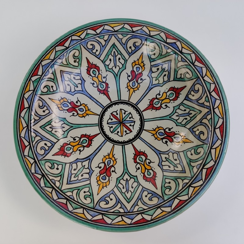 plato de cerámica marroquí