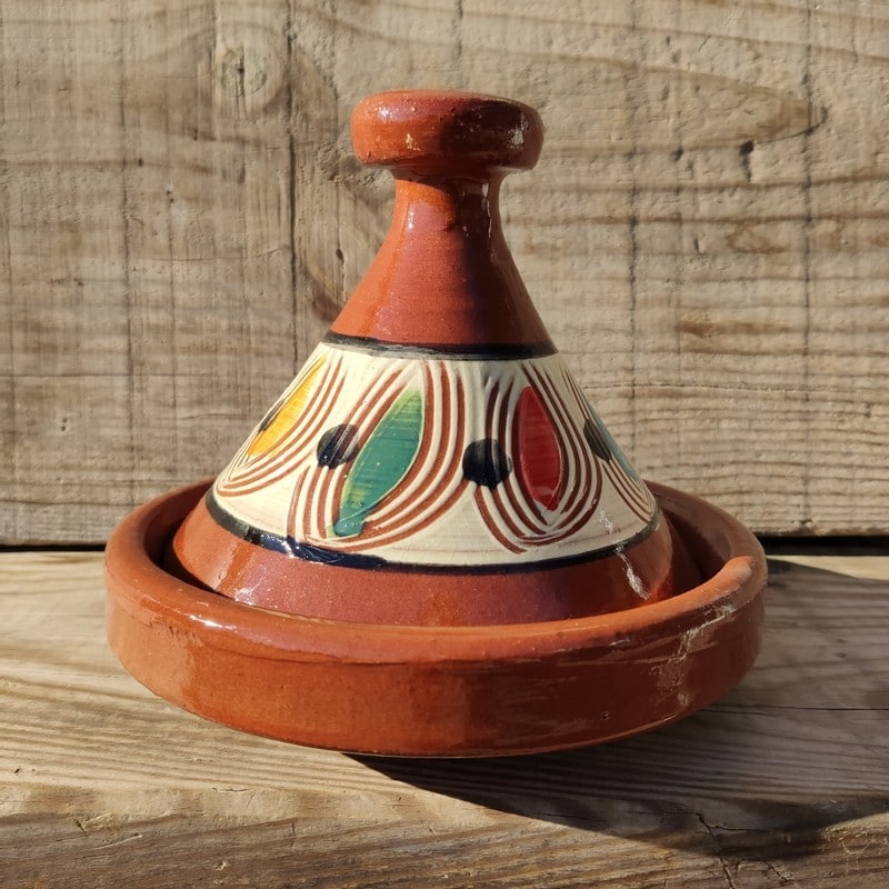 tajine árabe de cerámica