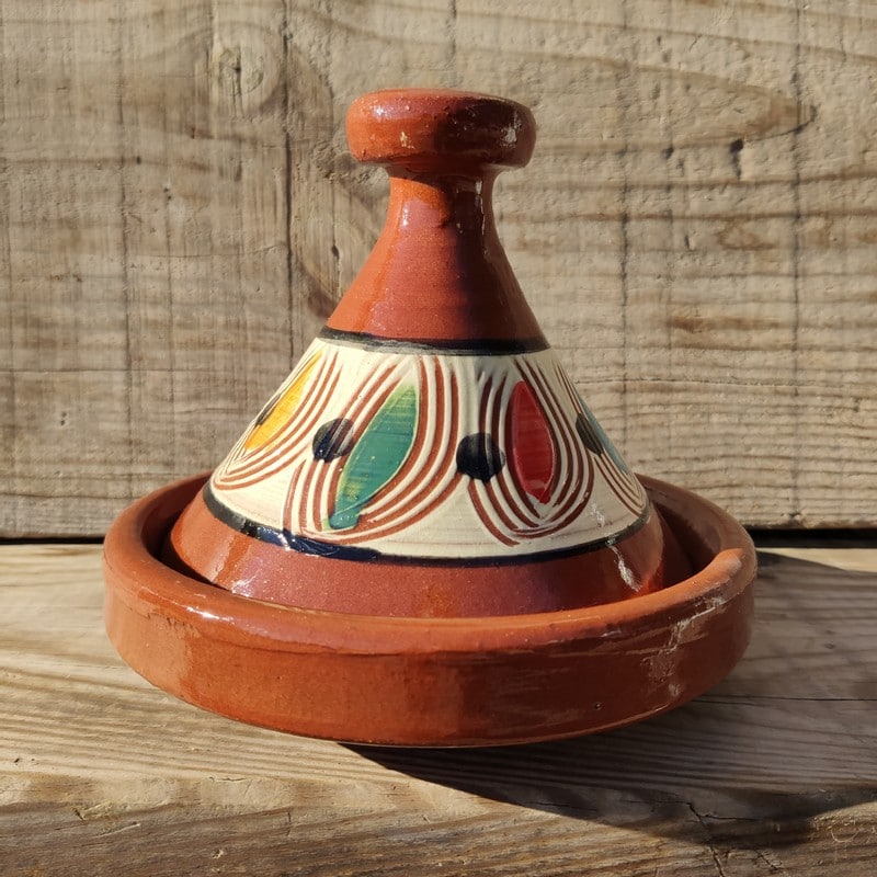 Tajine de cerámica marroquí Yebala Artesanía Árabe