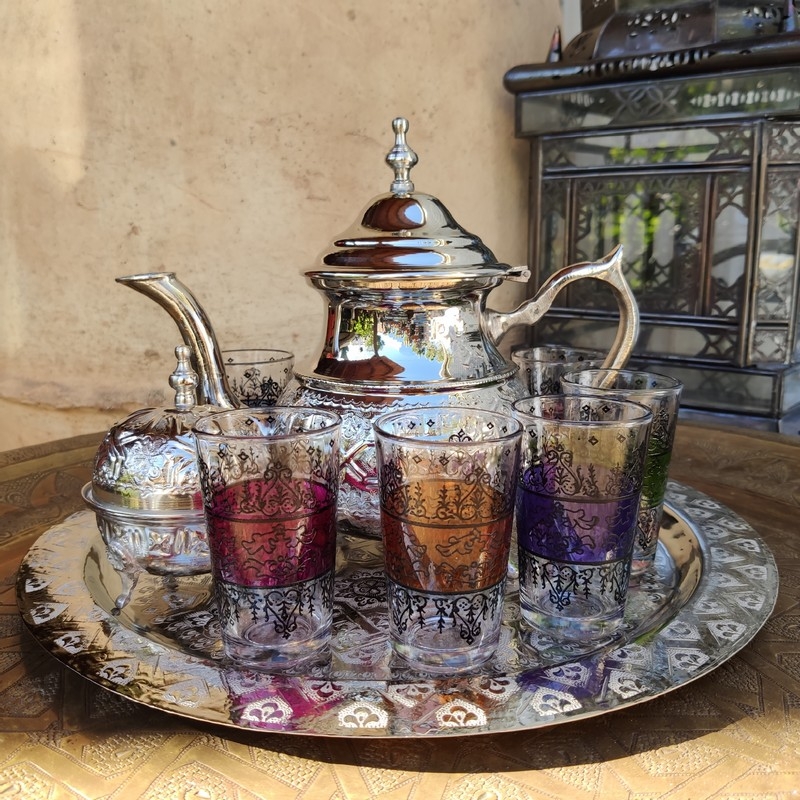 juego marroquí de té