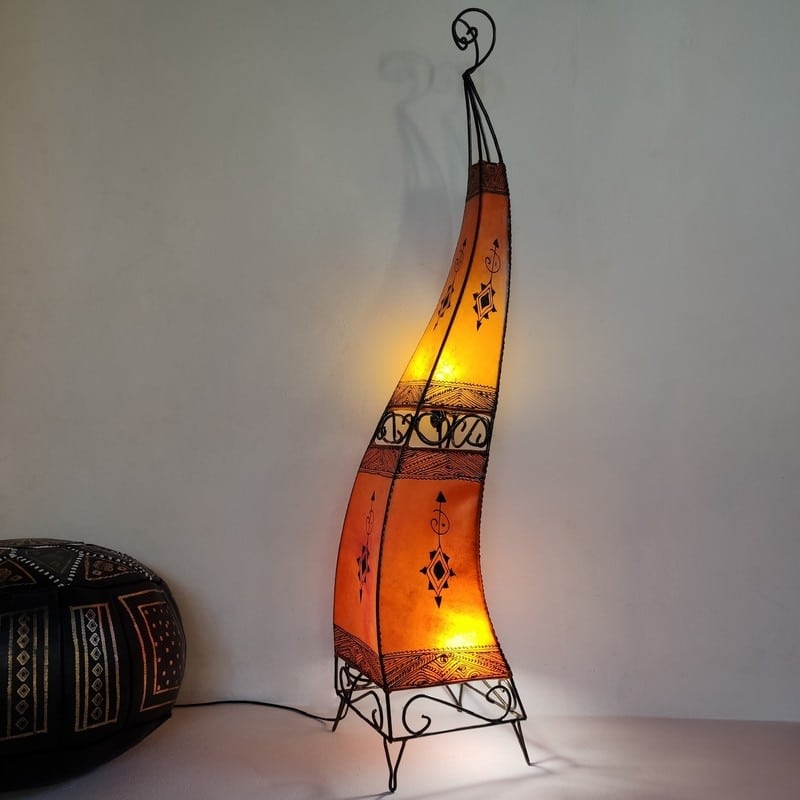 lámpara árabe de pie