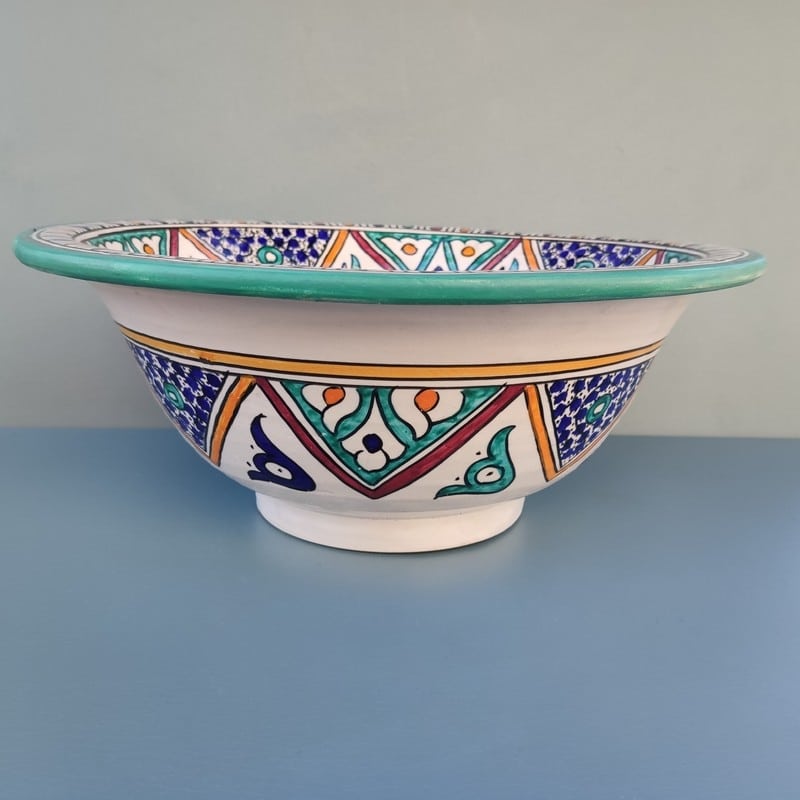 lavabo pintado para baño