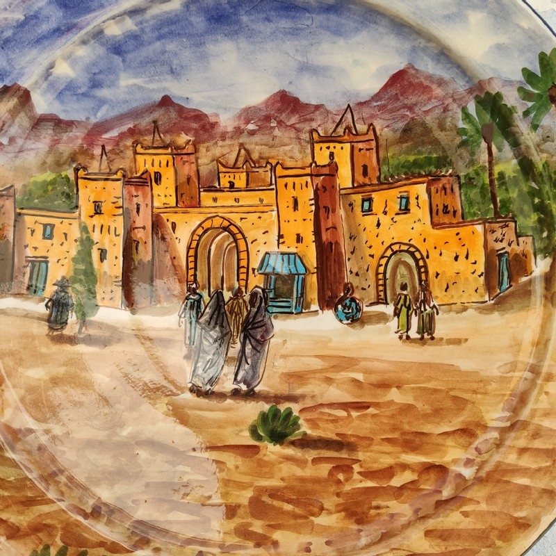 plato cerámica árabe