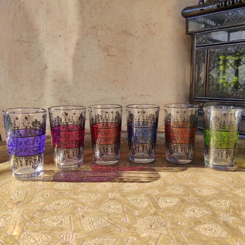 vasos para té moruno