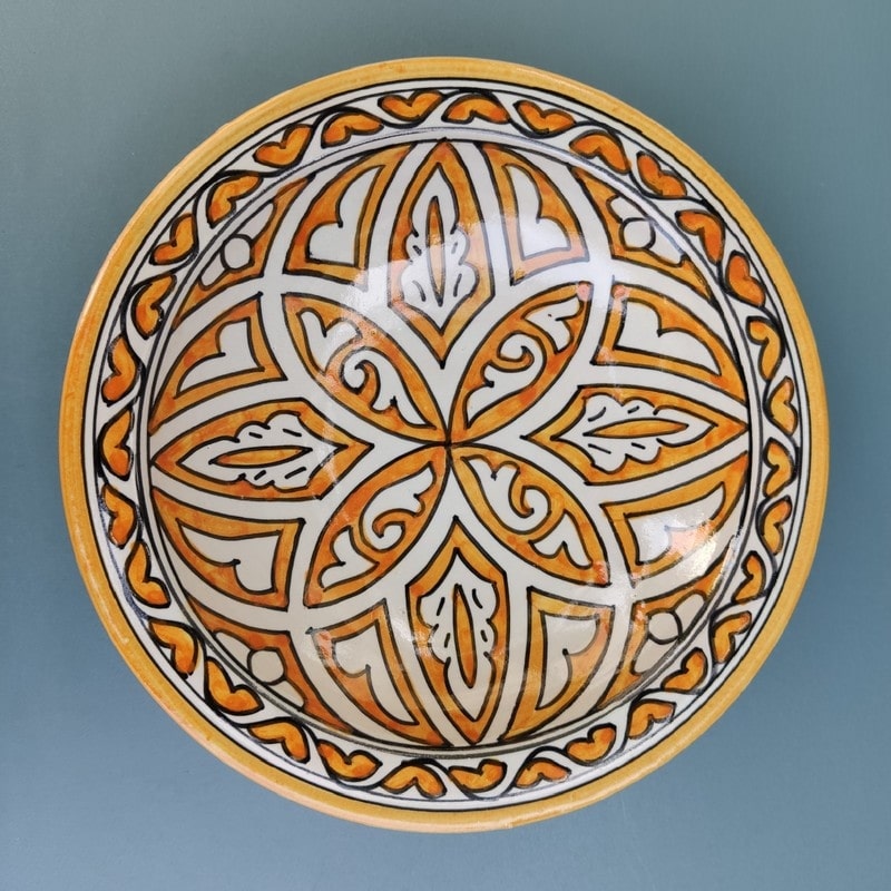 plato marroquí para decorar