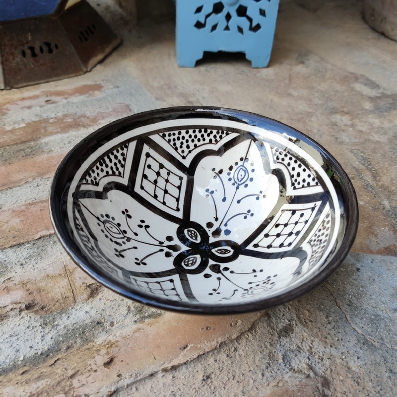 cuenco de cerámica árabe
