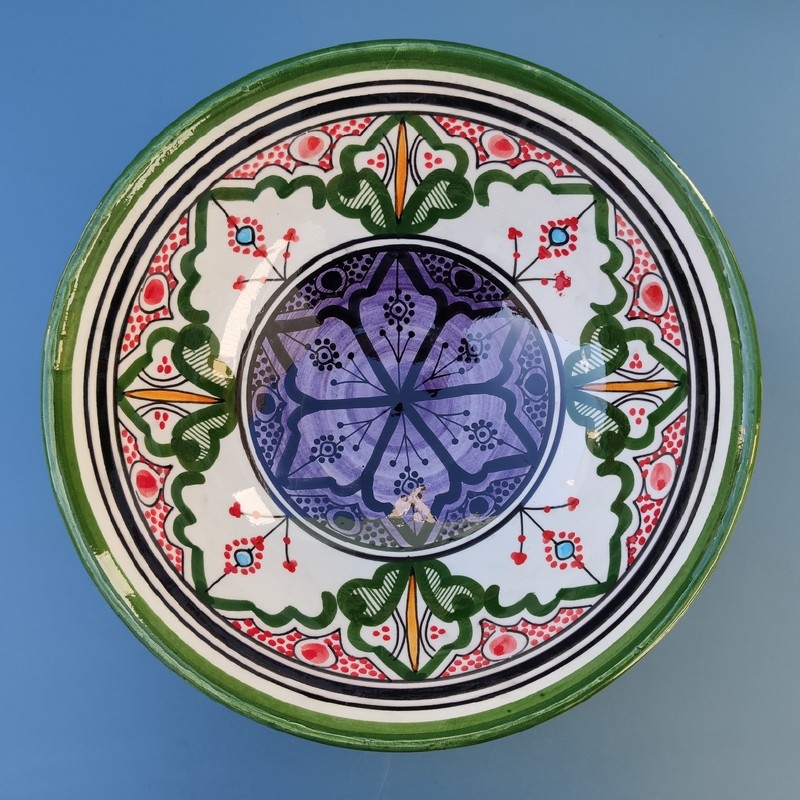 ensaladera de cerámica marroquí