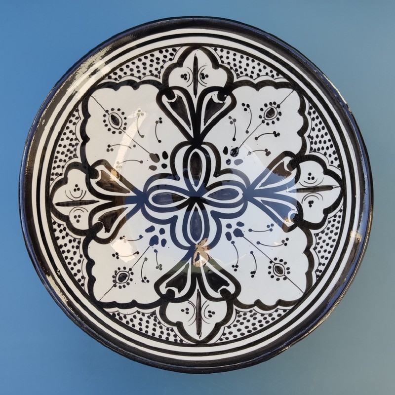 ensaladera de cerámica marroquí