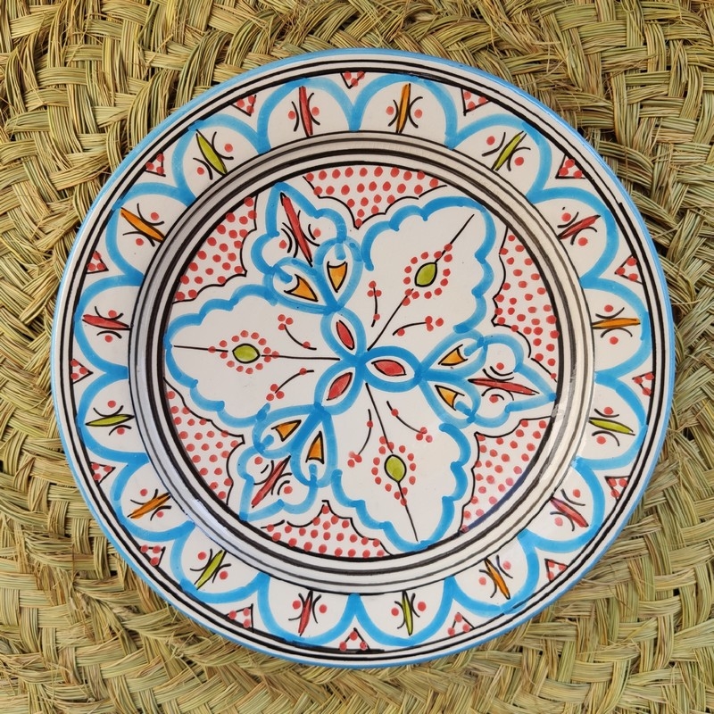 cerámica pintada para servir