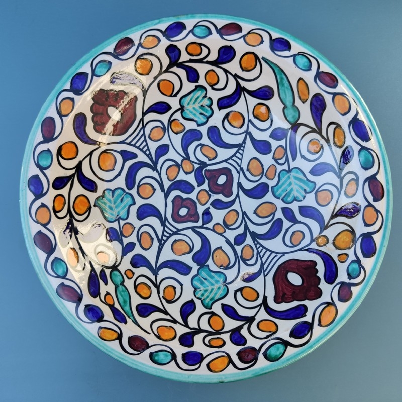 plato marroquí de cerámica