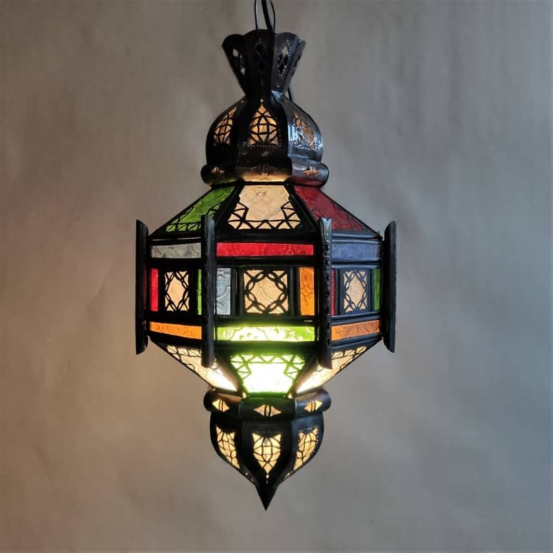 lámpara marroquí de techo