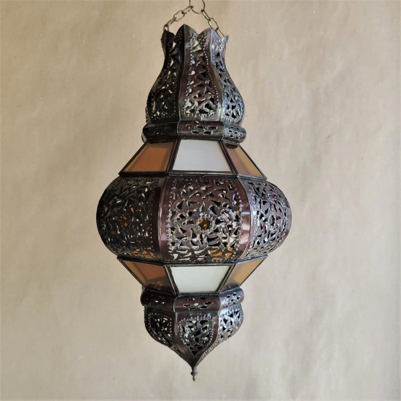 lámpara de cristal marroquí Abiad