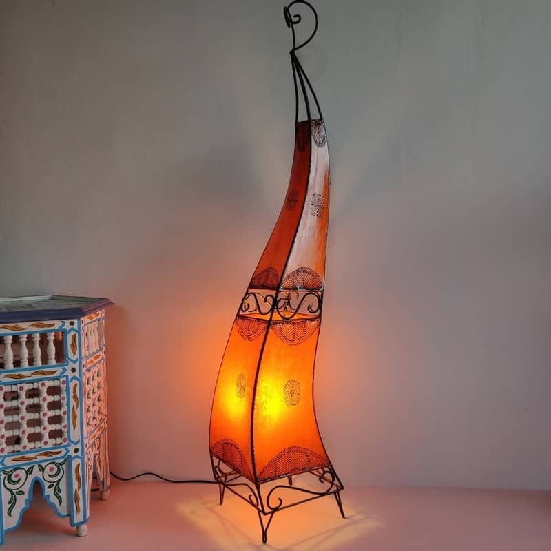 lámpara marroquí de pie