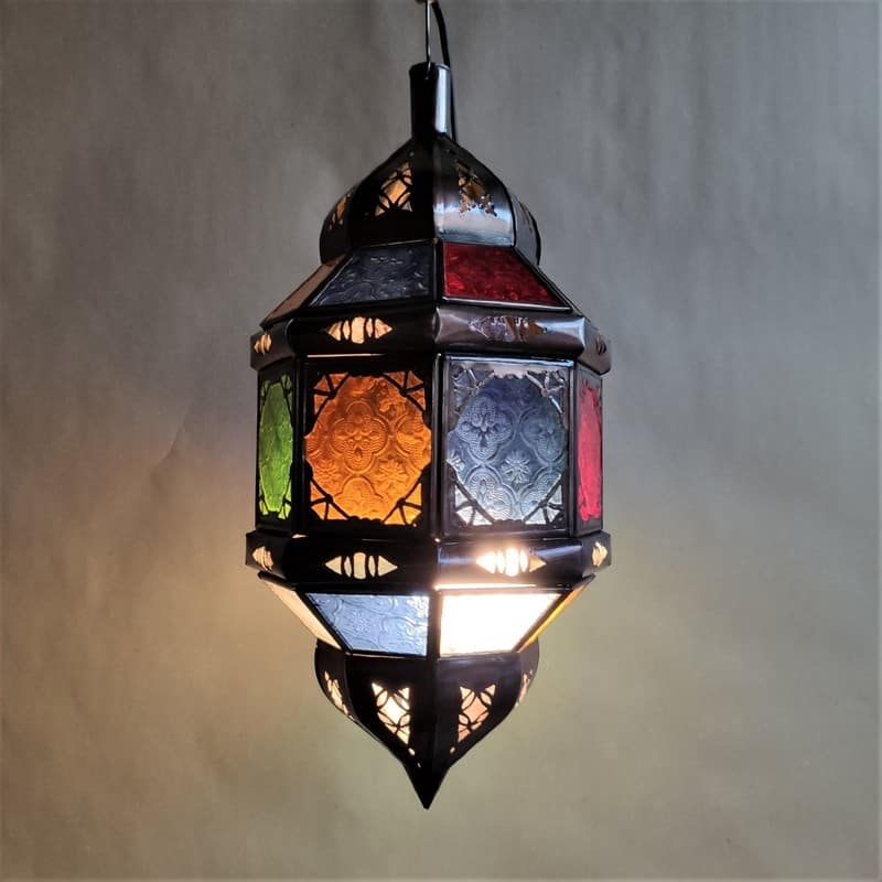 lámparas de cristal marroquí