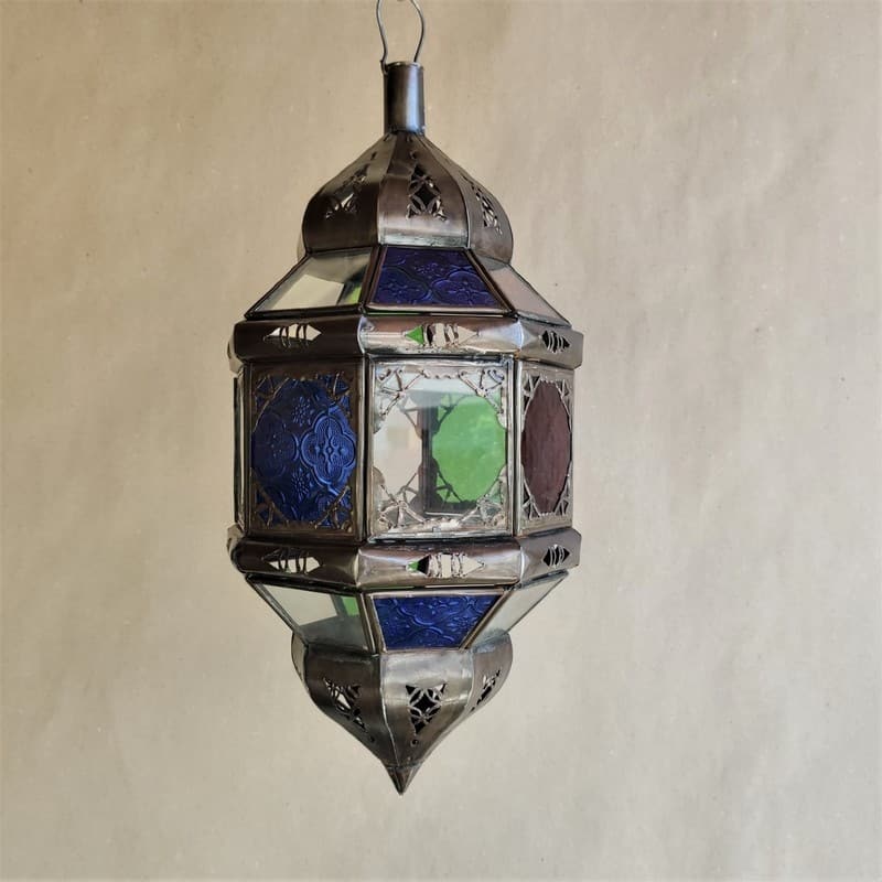 lámpara árabe de cristal