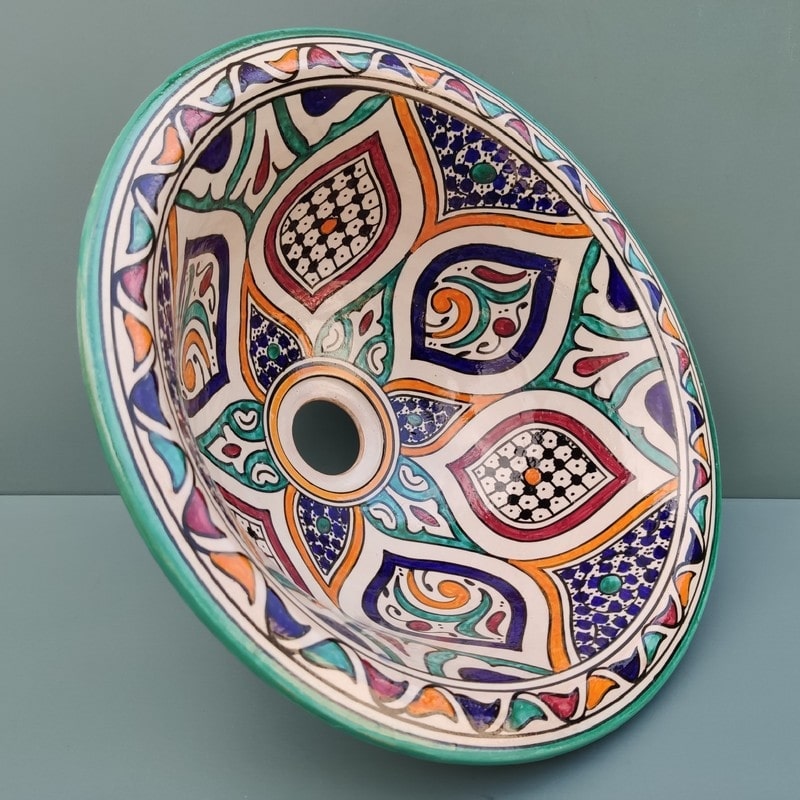 Lavabo de cerámica marroquí online