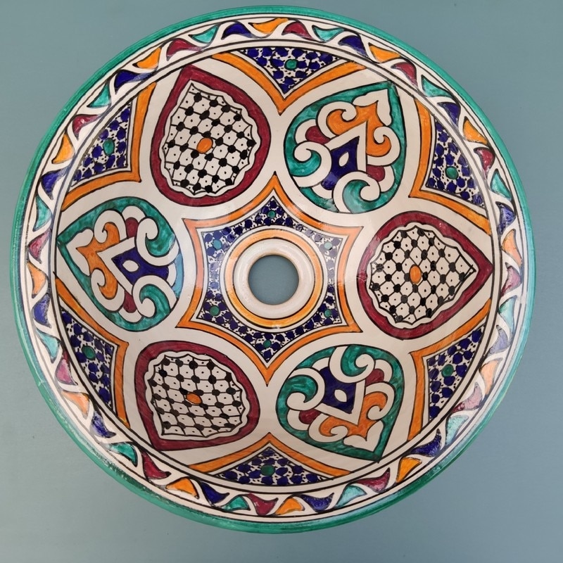 Lavabo de cerámica árabe online