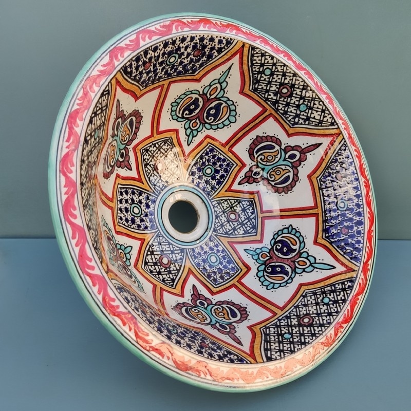Lavabo de cerámica árabe kasbah