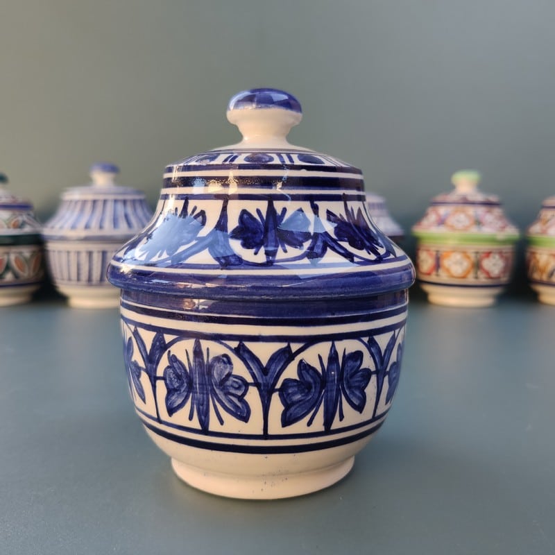 bombonera de cerámica marroquí