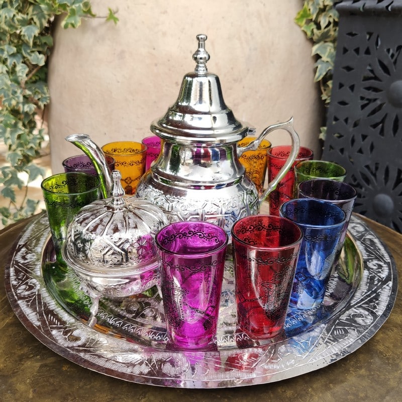 juegos de té de marruecos