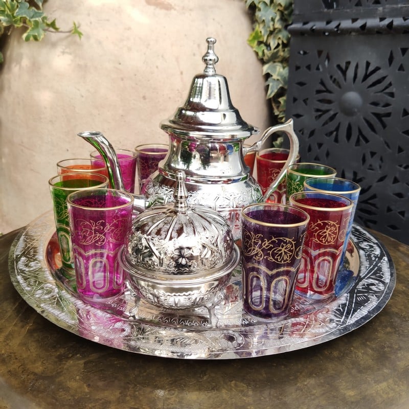 set de té marroquí