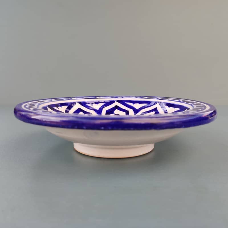 plato árabe pintado de cerámica
