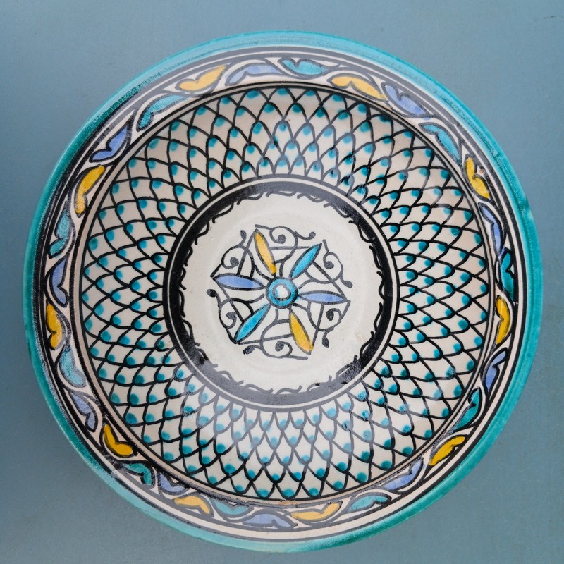 Plato de cerámica  22cm Samaka