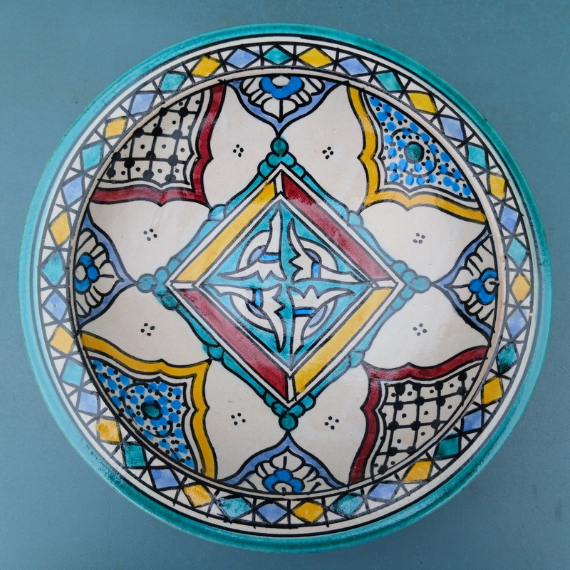 Plato de cerámica  22cm Sakya