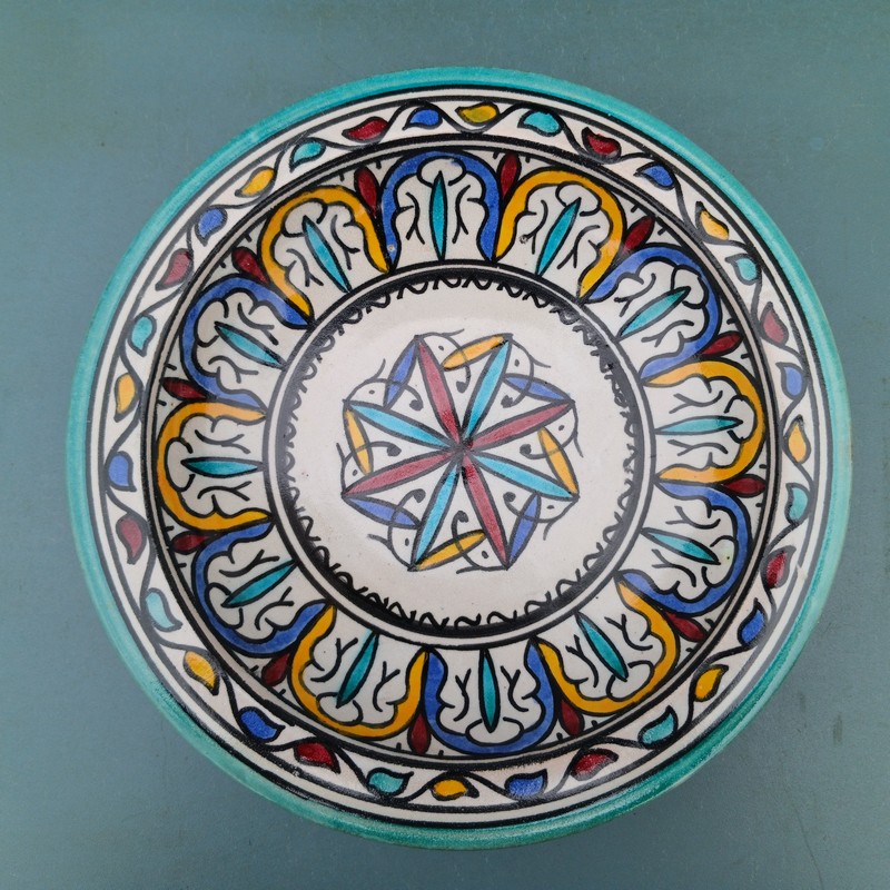 Plato de cerámica  22cm Dounya