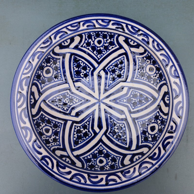 Plato de cerámica  22cm Zerga