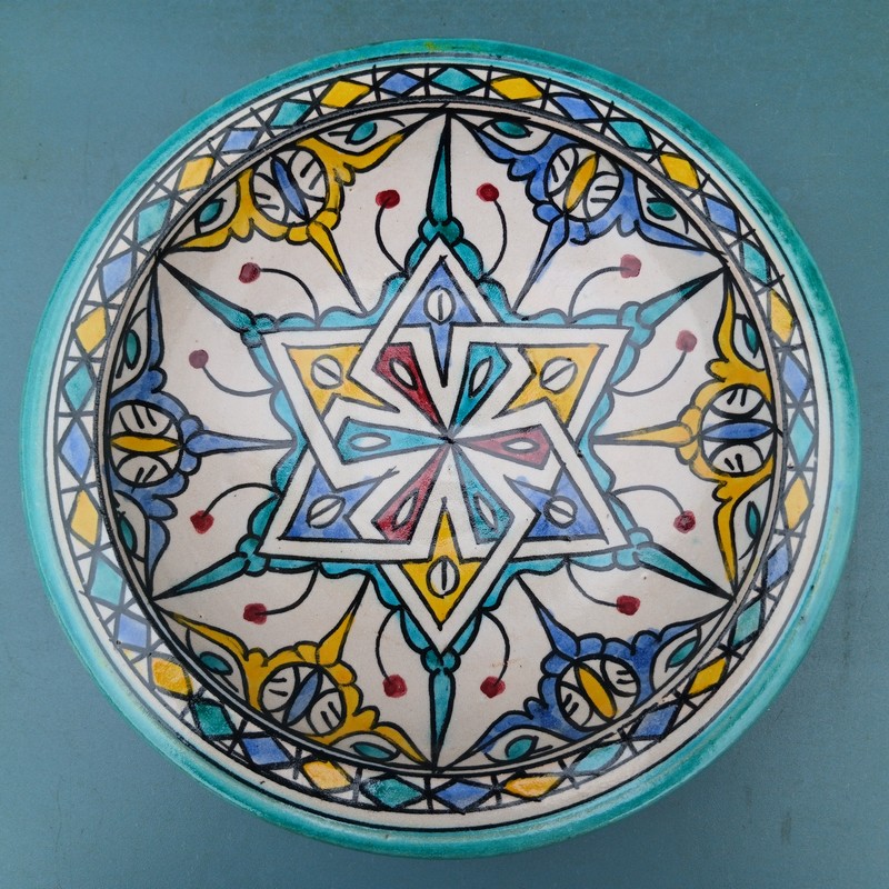 Plato de cerámica  22cm Shelh