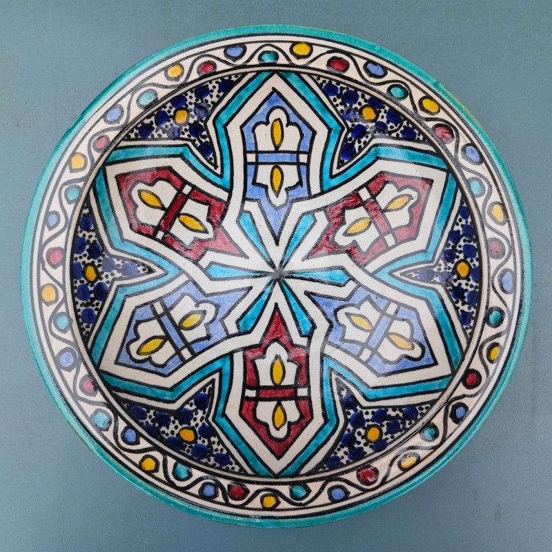 Plato de cerámica  22cm Bouselham