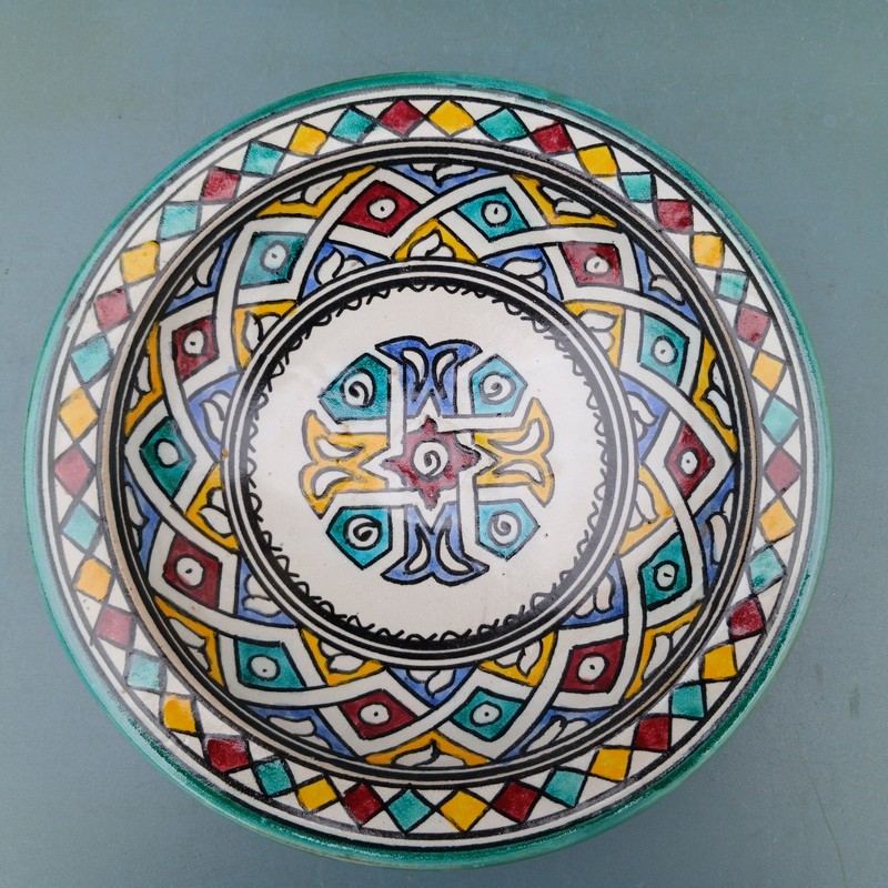 Plato de cerámica  22cm Bouabid
