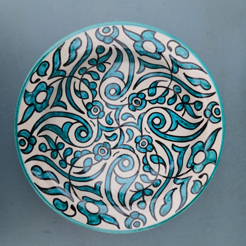 Plato de cerámica  22cm Chama