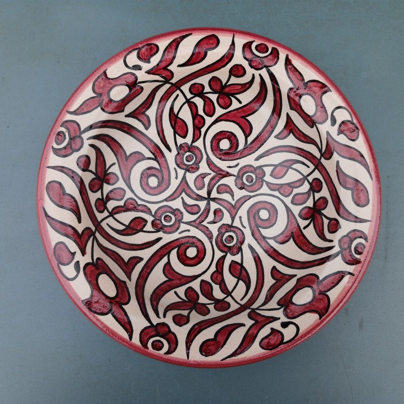 Plato de cerámica  22cm El Ahmar