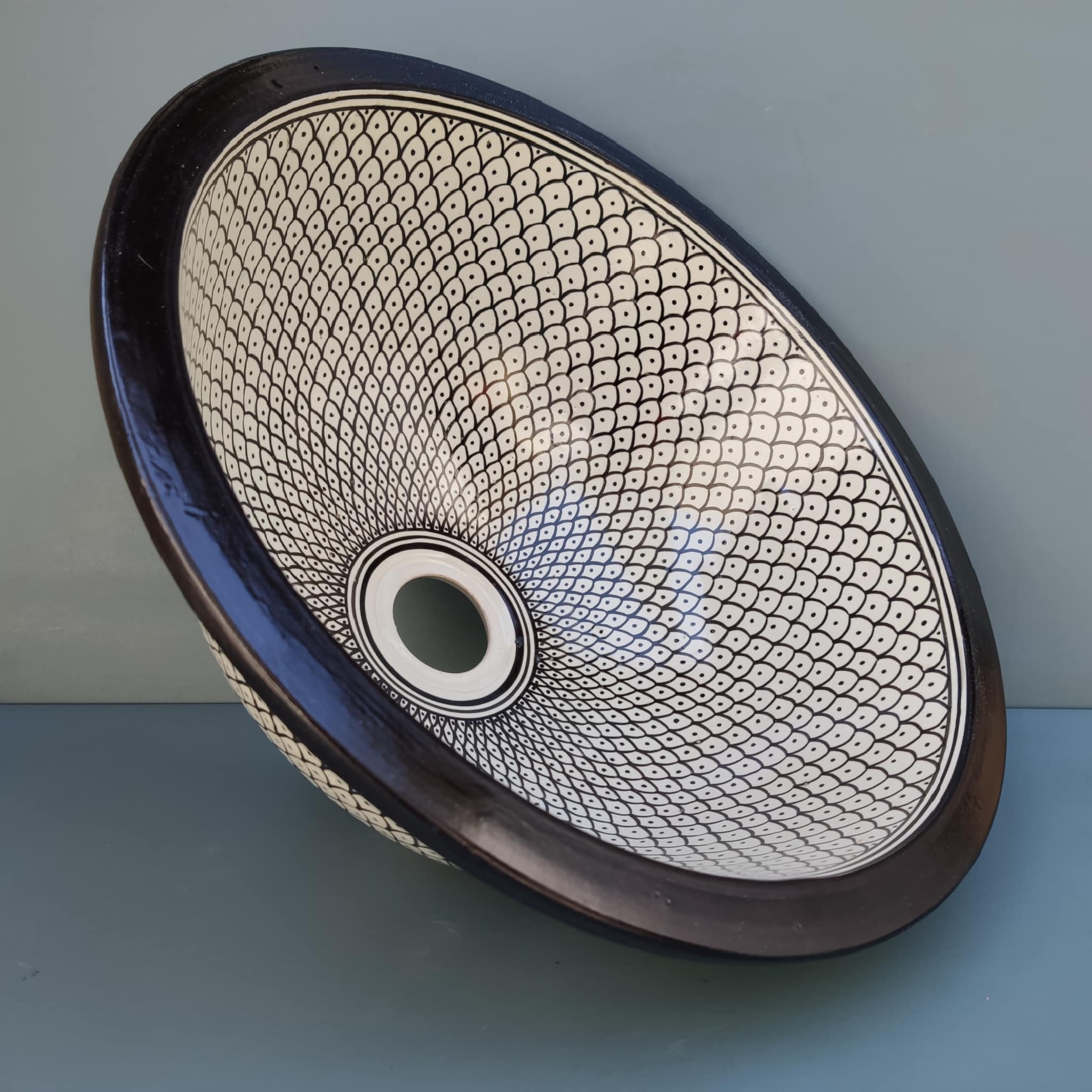 lavabo marroquí de cerámica de 40cm