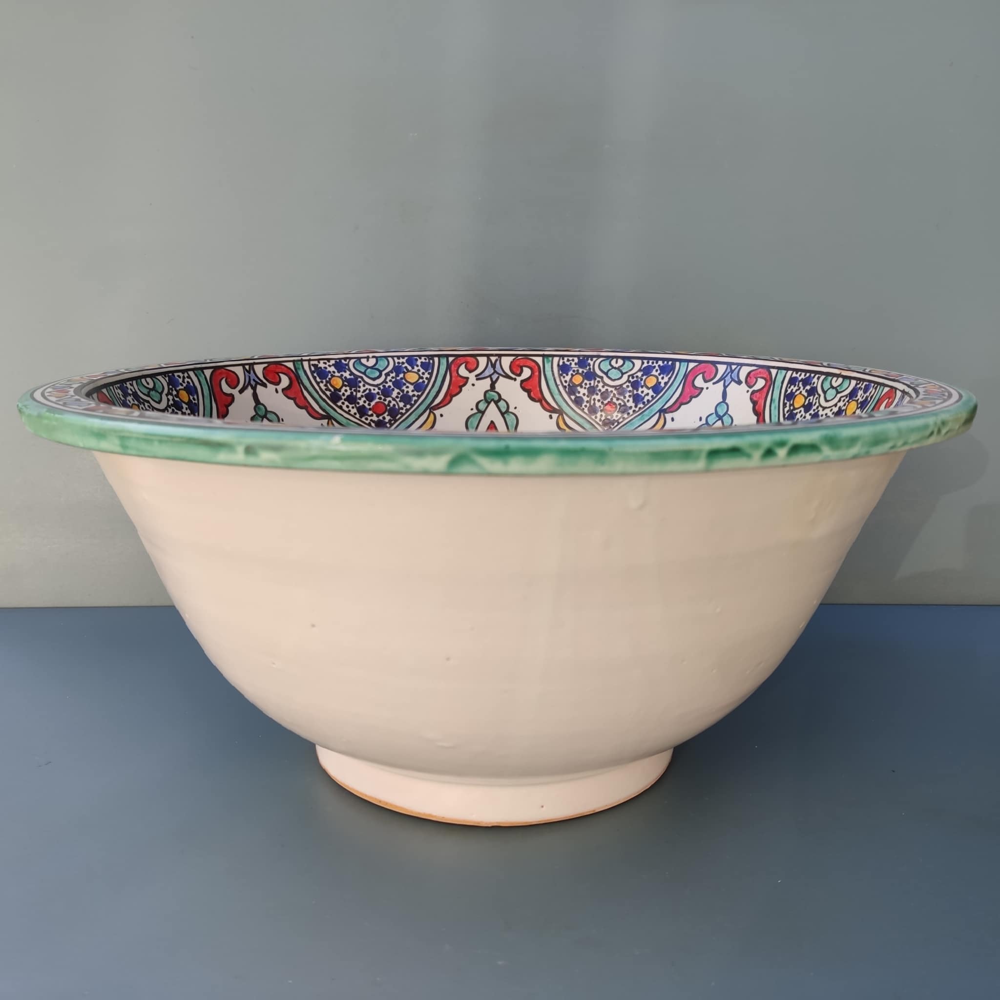 Lavabo de cerámica marroquí 40cm